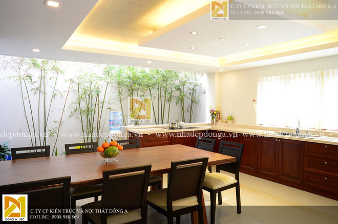 Tủ bếp biệt thự hiện đại 4 tầng Tu bep biet thu hien dai 4 tang
