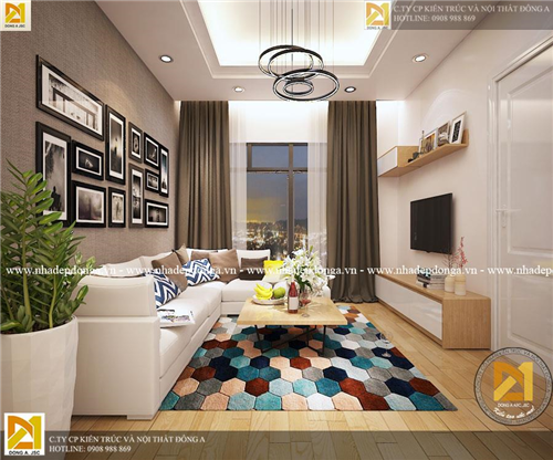 Thiết kế nội thất chung cư 65 m2 Eco Green city NTCC-1718