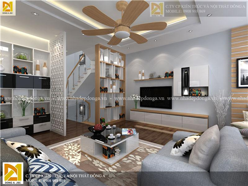 Thiết kế nội thất nhà phố hiện đại tại KĐT Văn Khê NTNP -265