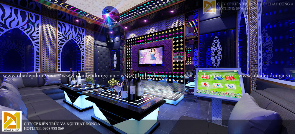 Thiết kế phòng karaoke đẹp