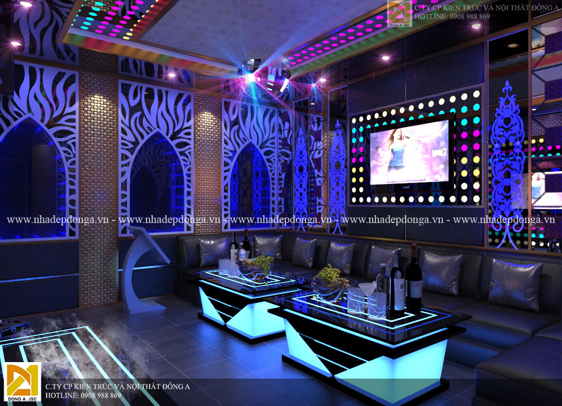 Thiết kế phòng karaoke đẹp