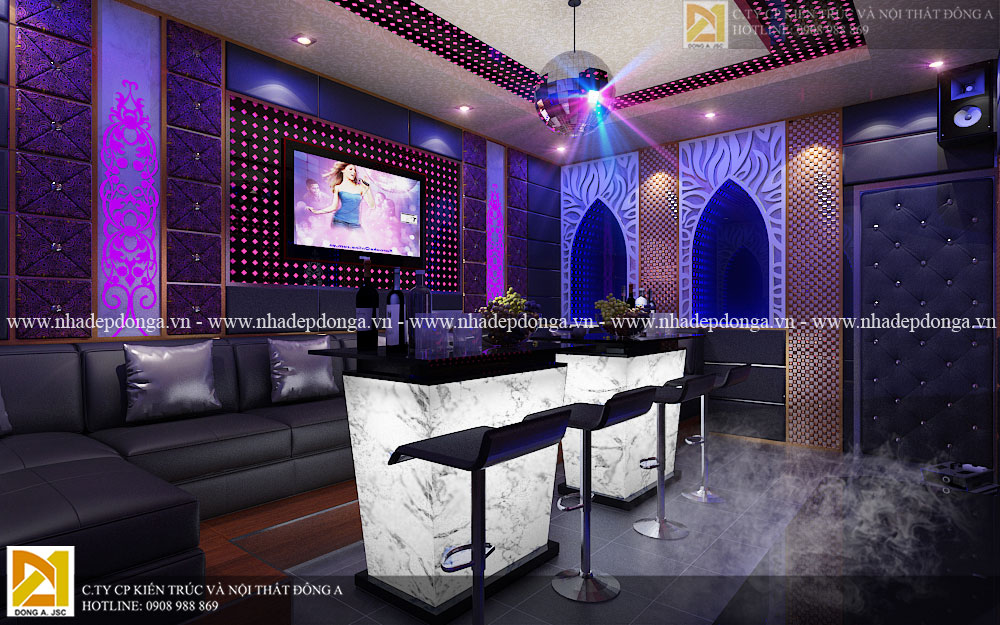 Thiết kế phòng karaoke đẹp