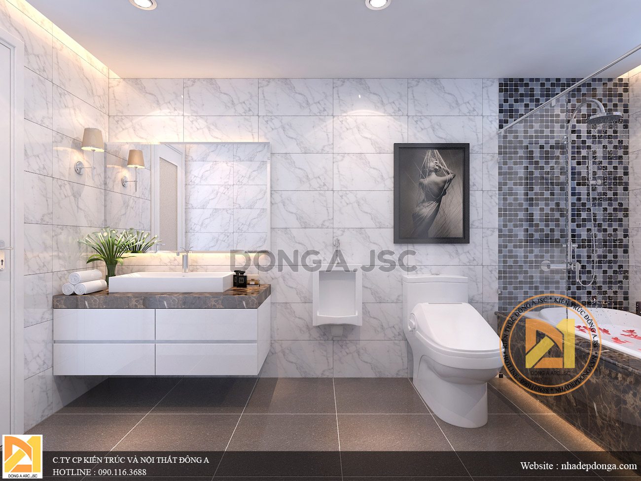 Phòng vệ sinh hiện đại đẹp Phòng vệ sinh hiện đại đẹp